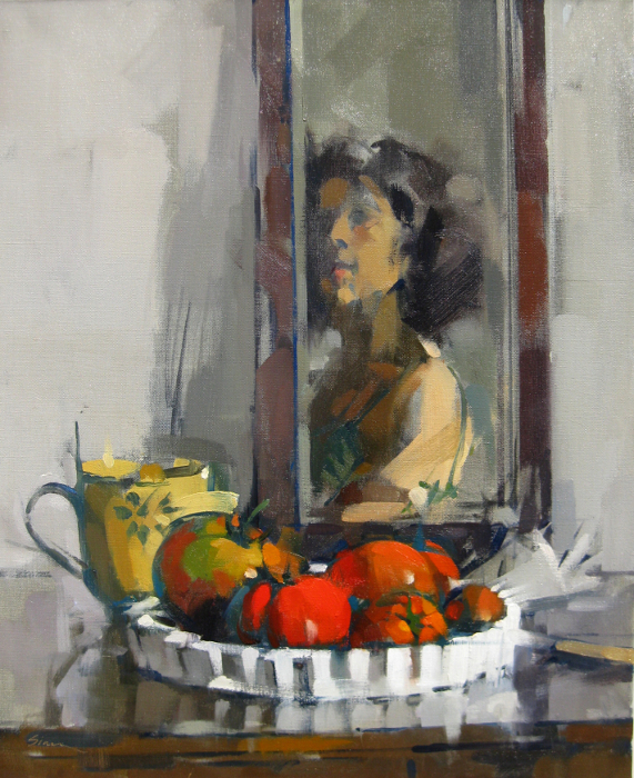 Self Portrait with Tomatoes